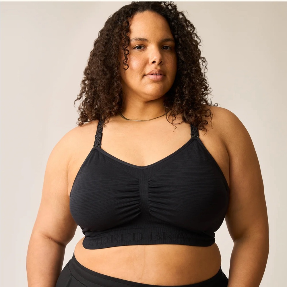 NWT Kindred Bravely Black Sublime Hands Free Pumping & Nursing Bra Size 2X Busty